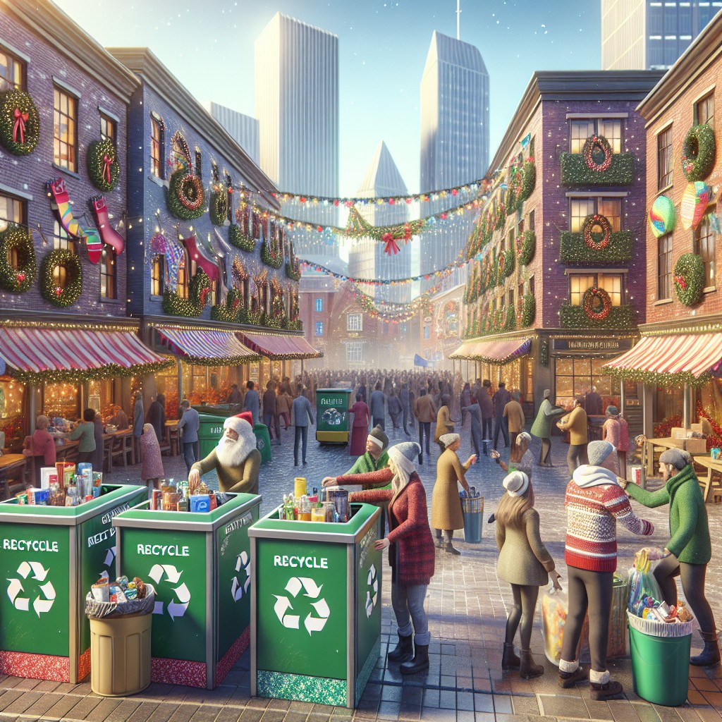 Inițiative locale de colectare selectivă adaptate la sărbătorile 2025